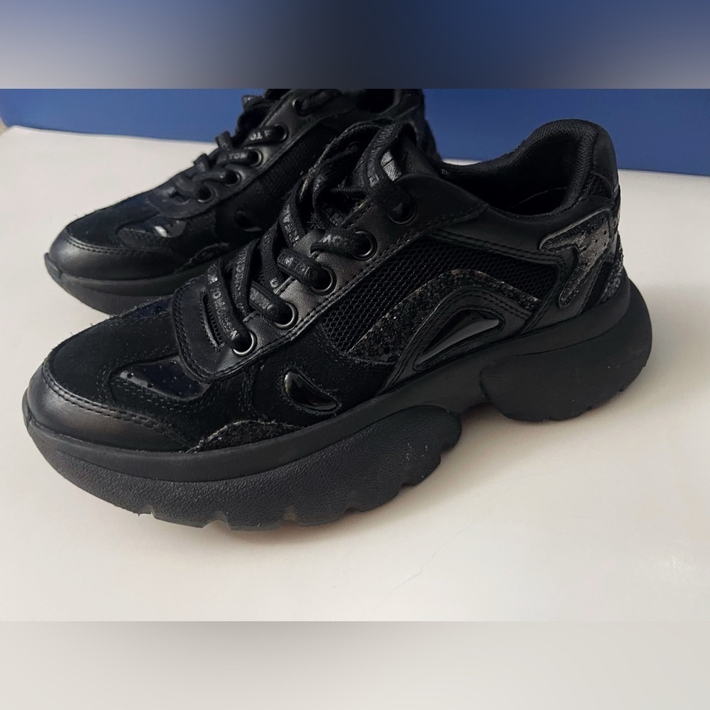 Maje Leather Suede Chunky Women's Sneakers Statement Casual School